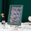 Solid Wood Jewelry & Hair Clip Display: Wall-Mounted Tray & Picture Frame