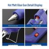 20W DIY Hot Melt Glue Gun for Household & Children's Crafts - Includes 11mm Glue Sticks