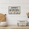 1pc Customizable Baking Shop Sign Metal Wall Art Decor