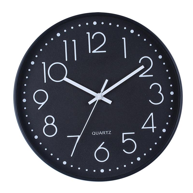 12-inch 30CM Silent Quartz Wall Clock Creative Fashion Home Living Room Clock Three-dimensional Simple Clock