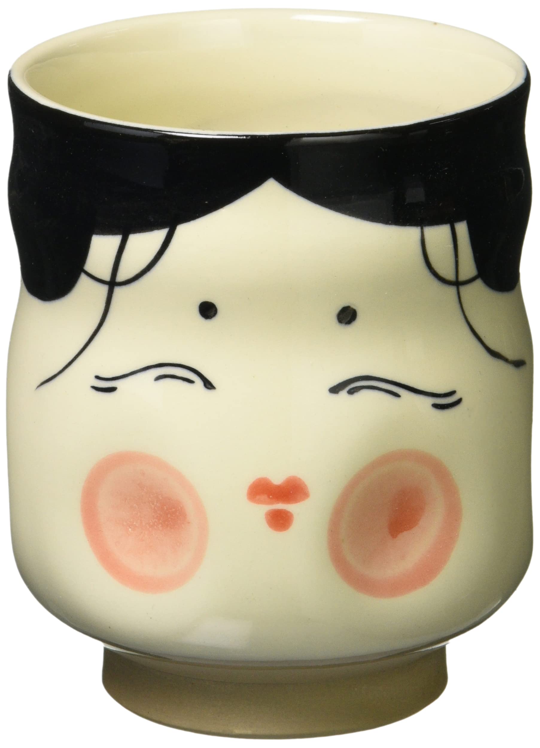 Mino ware sushi Okame W20260 teacup, design,