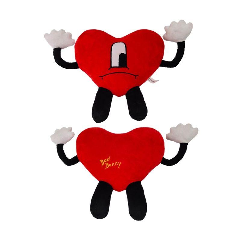 Kawaii Un Verano Sin Ti Bad Bunny Plush Toy Stuffed Soft Anime Bad Bunny Heart Plush Fashion Children Gifts Doll Birthday