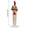 Funny Farm Chicken Statue Creative Garden Decoration Ostrich Head Statue Handmade Garden Statues Resin for Art Decorations