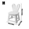 Step Stool For Kids Bunny Dinosaur Foldable Step Stool With Back Support Thickened Decorative Small Sitting Stool For Home