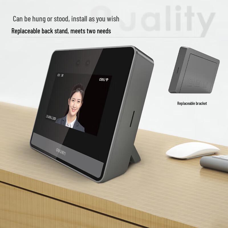 Deli D6S Smart Face Recognition Attendance Machine CN plug (adapter included)