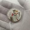 Four ancient beauties of Chinese style, Wang Zhaojun, Yang Guifei, Xi Shi, Diaochan, colorful commemorative medals, coin gifts