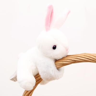 1PC Cute Rabbit Plush Wrist Toy|Soft Stuffed Animal Snap Ring,Cartoon Doll Holiday Gift for Children's Birthday, Valentine's Day