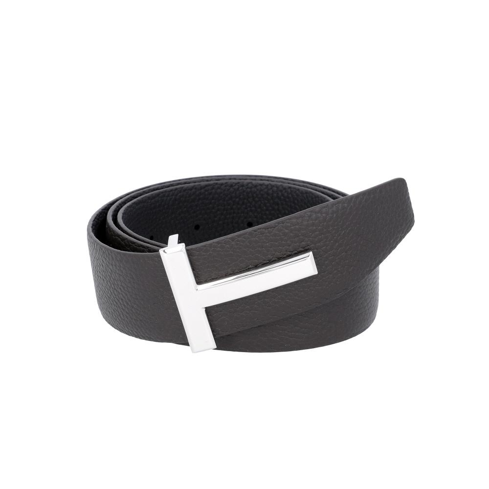 Tom Ford T Logo Gesp Omkeerbare Riem TB178-LCL236S ENB (100) black