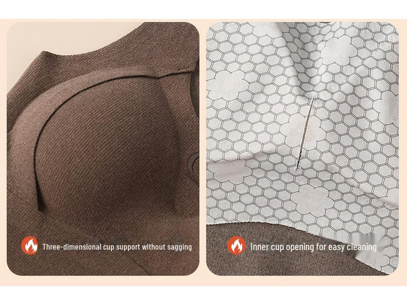 Damen Beheizte Kaschmirseide Antibakterielle Thermoweste