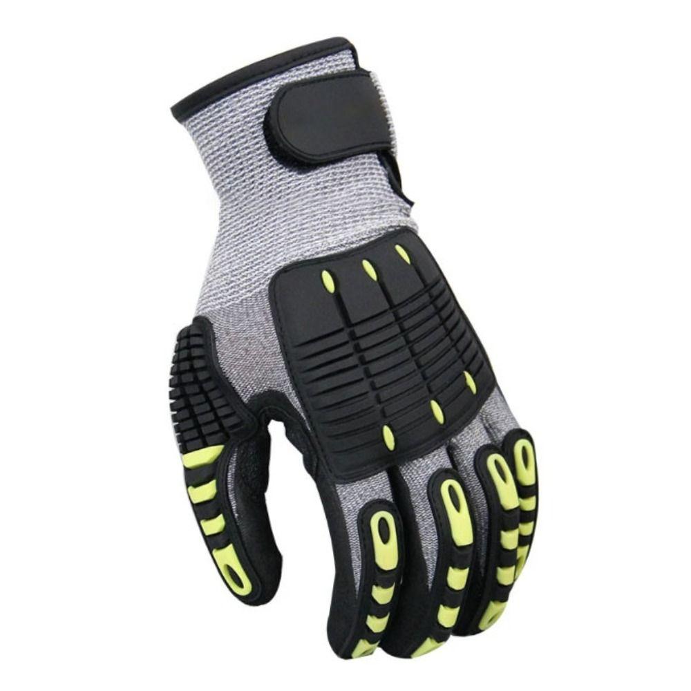 Oil-proof Anti Cutting Gloves Shock Absorbing Anti-smashing Gloves  Rescue Work