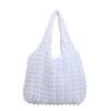Personalized pleated bubble bag new casual fashion large capacity shoulder underarm portable tote bag