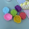 5Pcs 5Cm Various Flower Designs Silicone Mold Chocolate Pudding Ice Mould Cupcake Cake Tools Diy Mini Soap Candle Molds