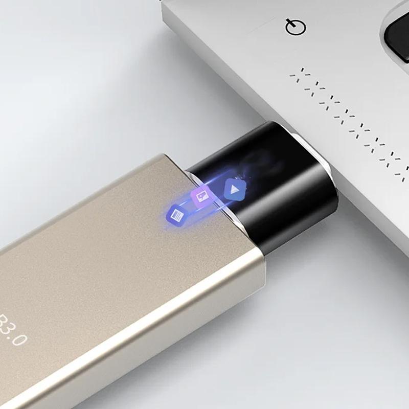 For Tesla Model 3 Y X Car Converter Charging Adapter Type-C To USB-A Interface Mini Interior Accessories Type-C OTG Adapter