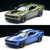 1/44 Scale DODGE Charger SRT Hellcat Alloy Sports Car Model Diecast Metal Muscle Racing Car Vehicle Model Simulation Children Toy Gift