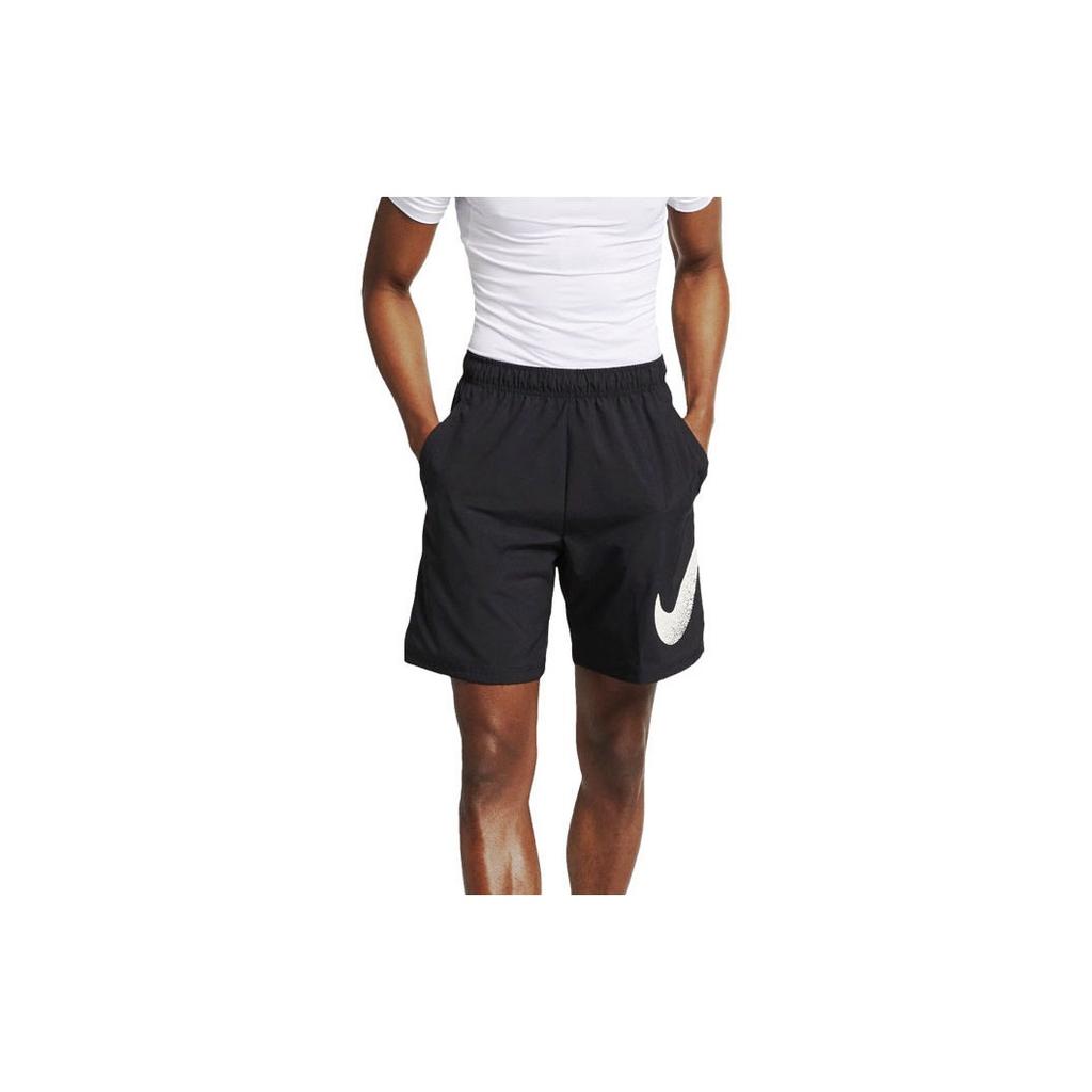 Nike Large Logo Sports Shorts Men Bottoms Black AJ8101-010