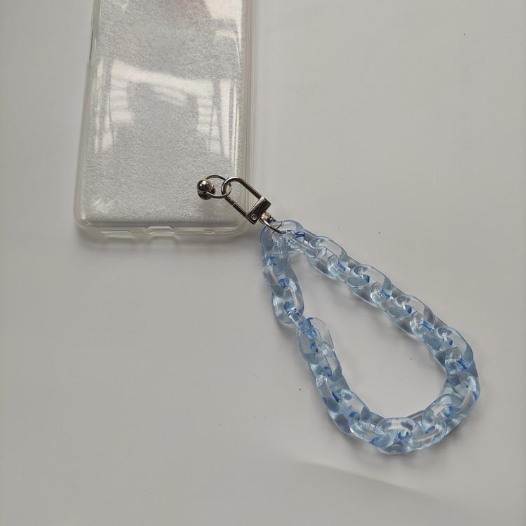 Handy-Fingerriemen Kette, Acryl Handy-Zubehör Riemen Kette Handgelenk Schlüsselanhänger Riemen Fingerarmband Kette