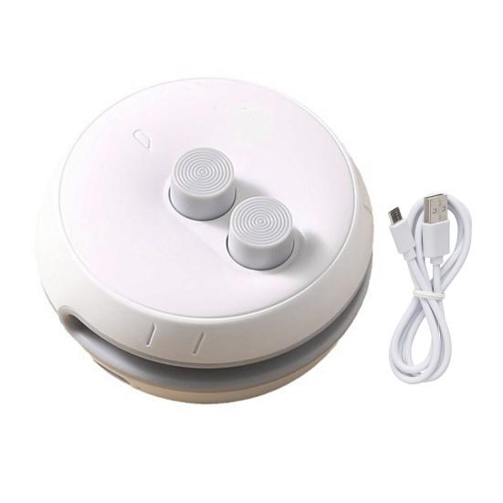 

Мини-запайщик пакетов с резаком, перезаряжаемая машина для запечатывания закусок, портативный вакуумный запайщик для пищевых продуктов с термосваркой для пластиковых пакетов, пакетов для закусок белый