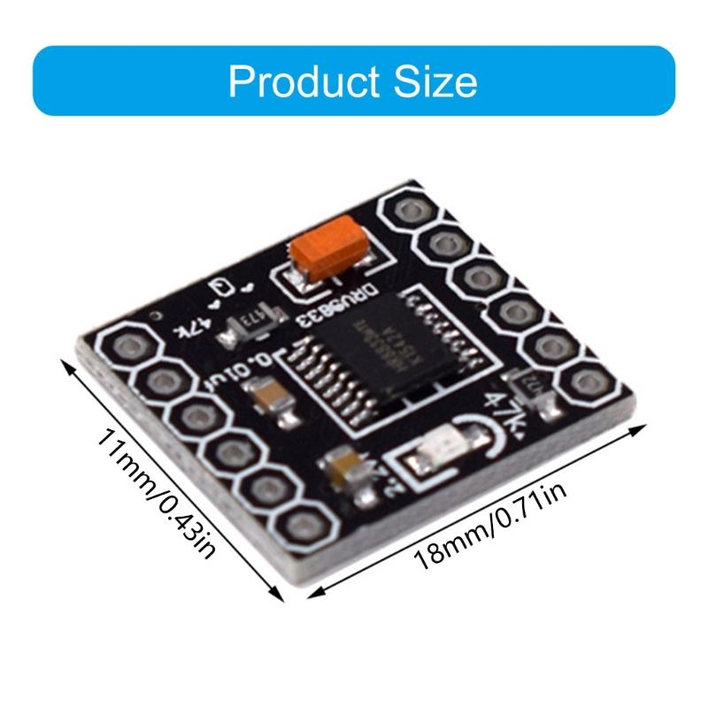 High Performances 2 Channel DRV8833 Motor Driver Board With Low Power Consumption For Robotics