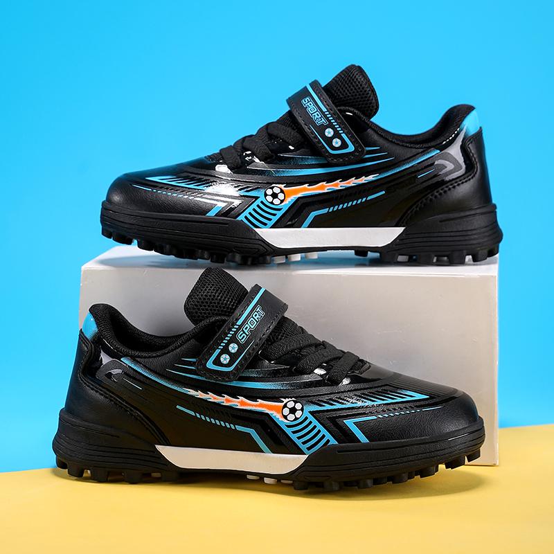 Childrens Football Shoes Speciality TF Anti Slip Wear-resistant Snug Artificial Grass Outdoor Training Recreation Soccer Shoes