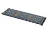 IKEHIKO Corporation "F Vivian" Entrance Mat, Made In Japan with Igusa Grass, Blue, Approx. 30 X 90 Cm (Urethane Backing)