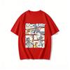 2026 New Tom Jerry Print Tshirt Casual Loose Couple Family Matching Outfits Short Sleeve Cotton Tee Summer Streetwear Tops Y2k