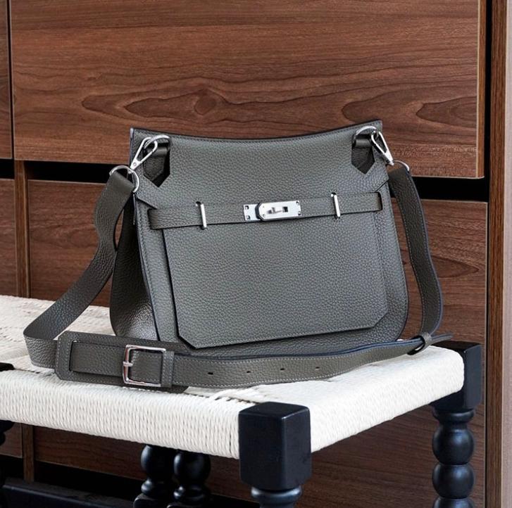 High End Half Wax Thread Layer TC Cowhide Gypsy Bag 28cm Bag Women's Single Shoulder Crossbody Bag