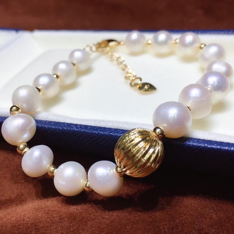 2024 Versatile Niche Design 8-9mm Freshwater Pearl Bracelet - Light Luxury, Simple Fashion
