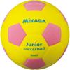 MIKASA Junior Soccer Ball Size 3 Smile Soccer 150g Yellow Pink SF3J-YP Recommended Pressure 0.10-0.15 Kgf/cm²