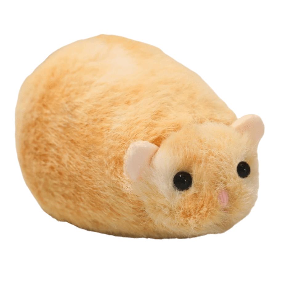 Jouets Peluches Hamster Doré Dessin Animé Peluche Souris Super Douce à Remontée Lente Jouet à Presser Figurine d'Animal Ronde Réaliste Poupée