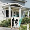 Vintage Tin Art Sign Bathroom Humor Man Cave Office Toilet Decor