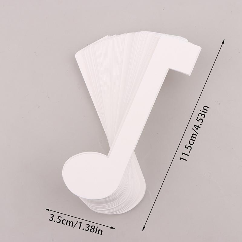 

100 шт. Тест-полоски в форме ноты для ароматерапии, ароматических отдушек, парфюмерии, эфирных масел