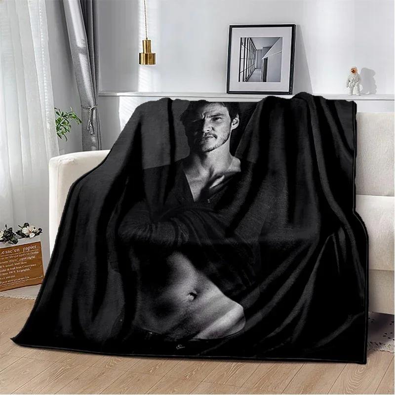 Jose Pedro flannel blanket, home office leisure sofa blanket, multi-functional travel portable warmth blanket gift blanket