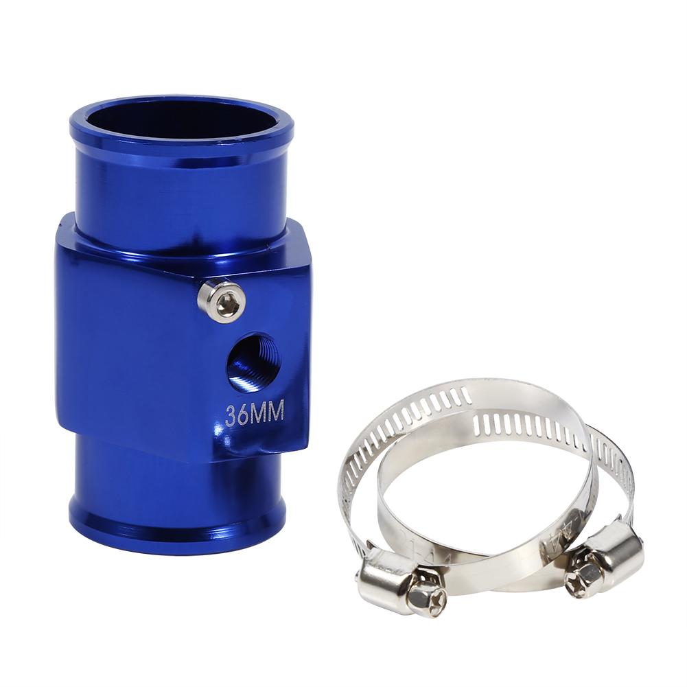 36mm Blauwe Water Temperatuur Verbindingsstuk Temperatuursensor Meter Radiator Slang Adapter