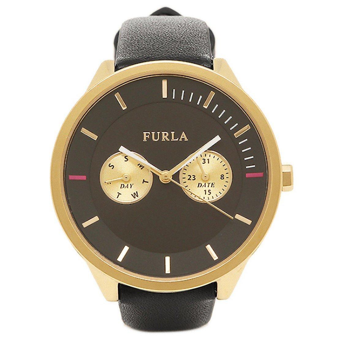 Metropolis 38mm Quartz FURLA 866634 [Furla] Women s (1) Gold/Black [Item]
