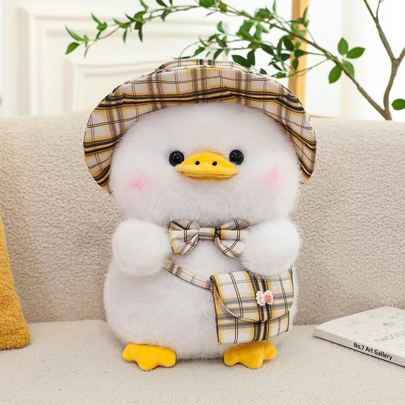 

Gentleman Duck Doll Cute Backpack Little Duck Plush Toy Cute Doll Girl Gift 25cm (0.3kg)