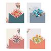 Birthday Party Invitation Gift Wedding Writing Paper Greeting Card Letter Paper Flowers Envelope