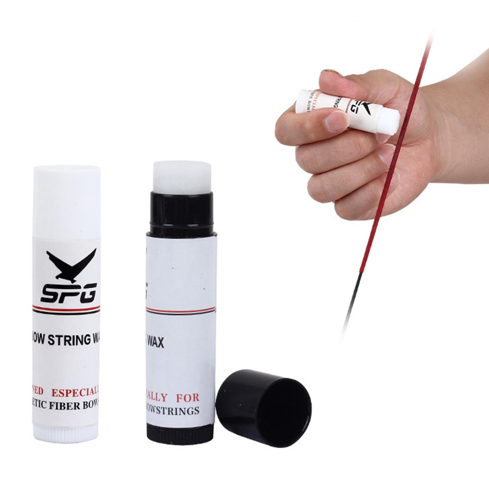 

4 штуки тятиви лука воскові струни захисна рейка мастило водонепроникна стрільба з лука тятива віск арбалет вигнутий складний лук воск білий