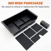 Suitable for 12-18 GMC SIERRA modified storage box Silverado central storage storage box black ABS