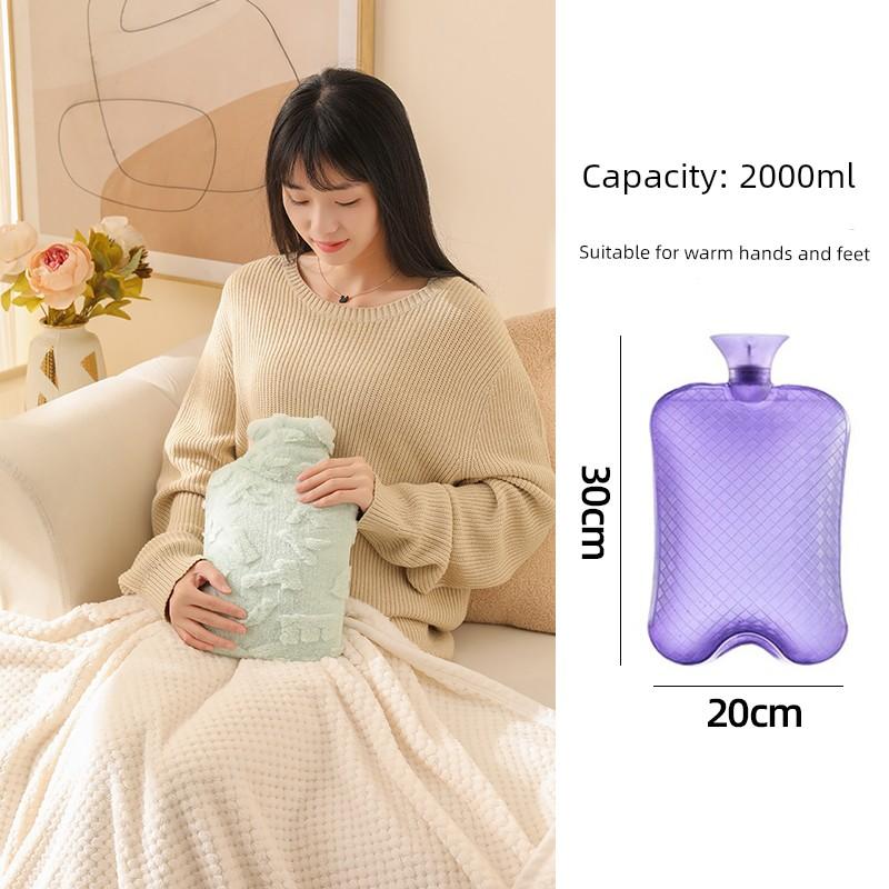 2025 Hot Water Bag Winter Warm Bed Warm Bed Cover Foot Handy Gadget Large Stuffed Irrigation Type Hot-Water Bag Water Injection