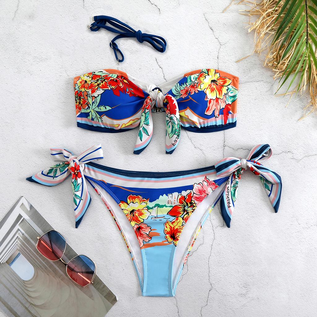 Underwire Bikini Swimsuit High Waist Swimwear for Women Push Up Two Piece Bathing Suits Push Up Summer Female
