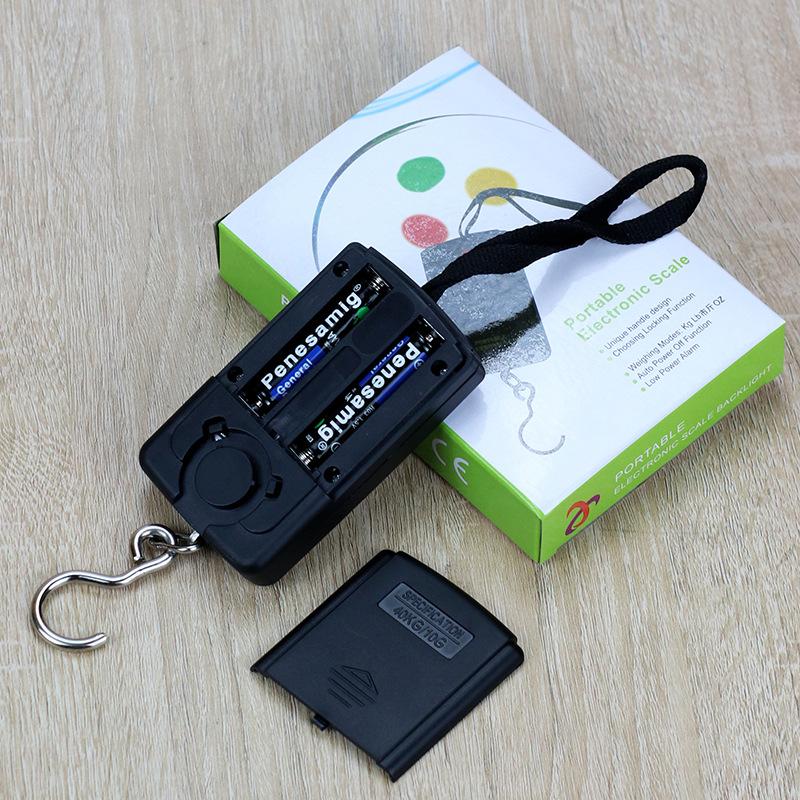2 szt. Wielofunkcyjna Mini 40kg10g Elektroniczna Wisząca Waga Wędkarska Bagażowa Przenośna Cyfrowa Poręczna Kieszonkowa Waga Hakowa Narzędzie