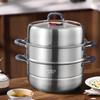 Kangbach 28cm 3-Layer 304 Stainless Steel Steamer Pot