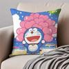 CUTE CCrayon SShinchan Cushion Cover Pillowcase Antidustmite Invisible Zipper Short Plush Sofa Cushion