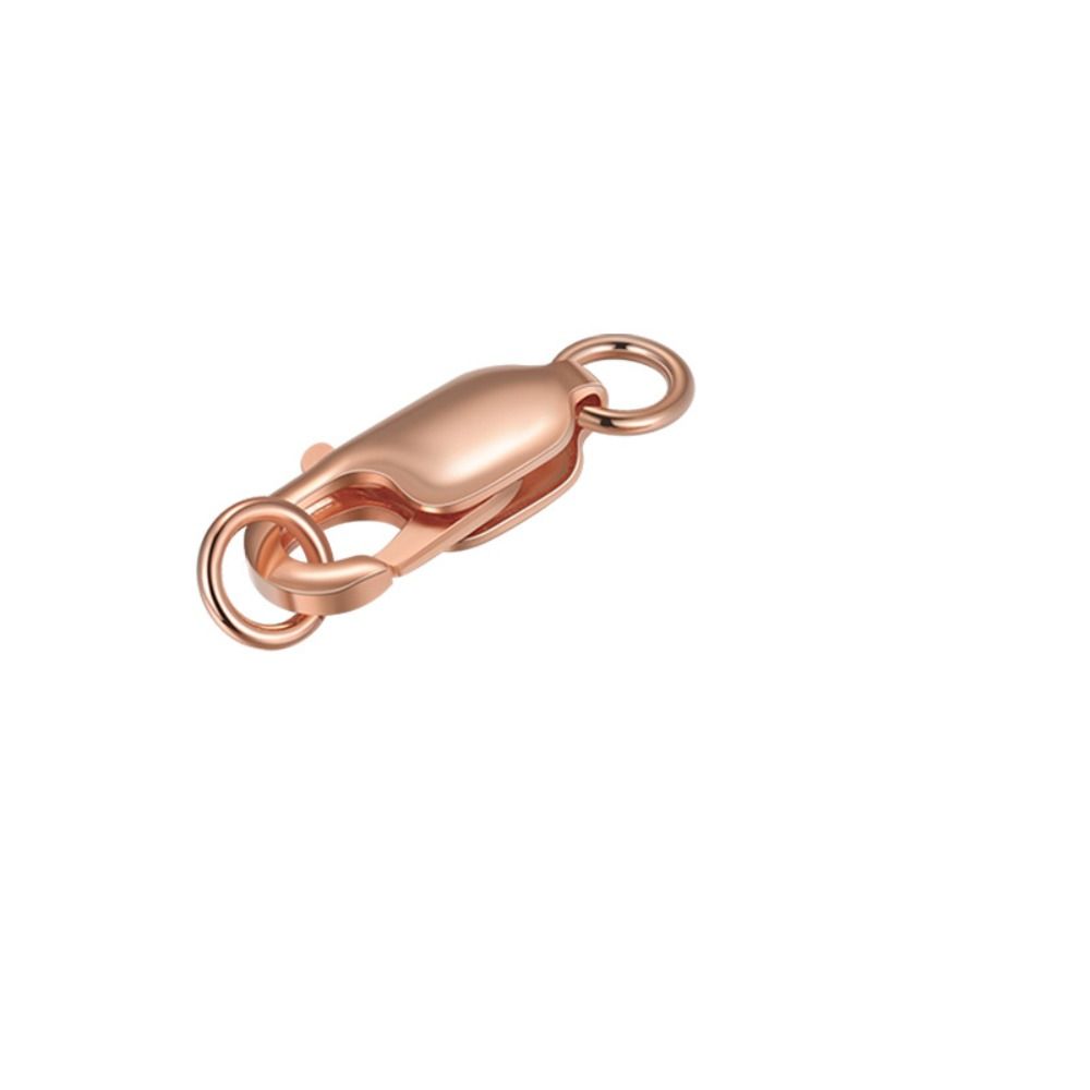 

Jump Ring Lobster Clasp Hook Gold Snap Hook Spring Buckle Accessory Summer Decor Goldfish Tail Buckle рожевий колір золота