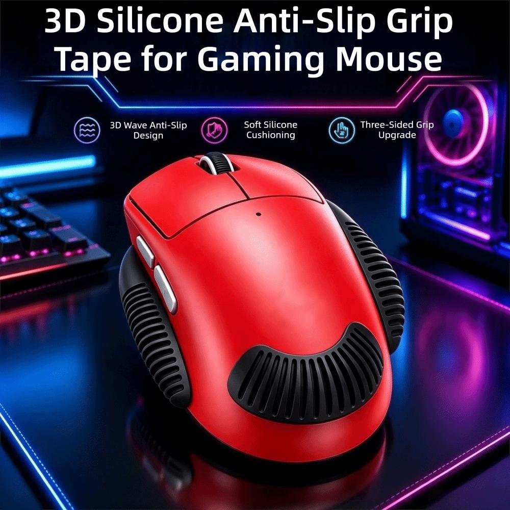 3pcs/Set Self Adhesive Mouse Grip Stickers for Logitech and Razer Computer Gaming Mouse