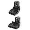 Multi Circuit Fuses Block Holder With Clear Labeling Suitable For Automotive Marine Applications Impact Resistant Design