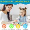 Montessori Busy Book for Toddlers, Preschool Learning Activities for Kids, Kindergarten Educational Toys for 3 Year Old