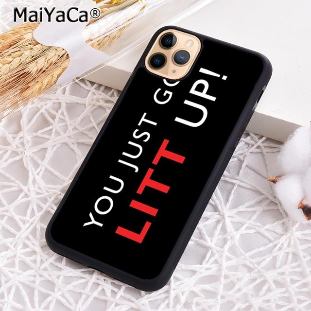 

MaiYaCa You just got LITT UP Suits Phone Case For iPhone 17 Air 16 pro max 15 14 plus 12 13 Shell Cover coque iPhone 13pro