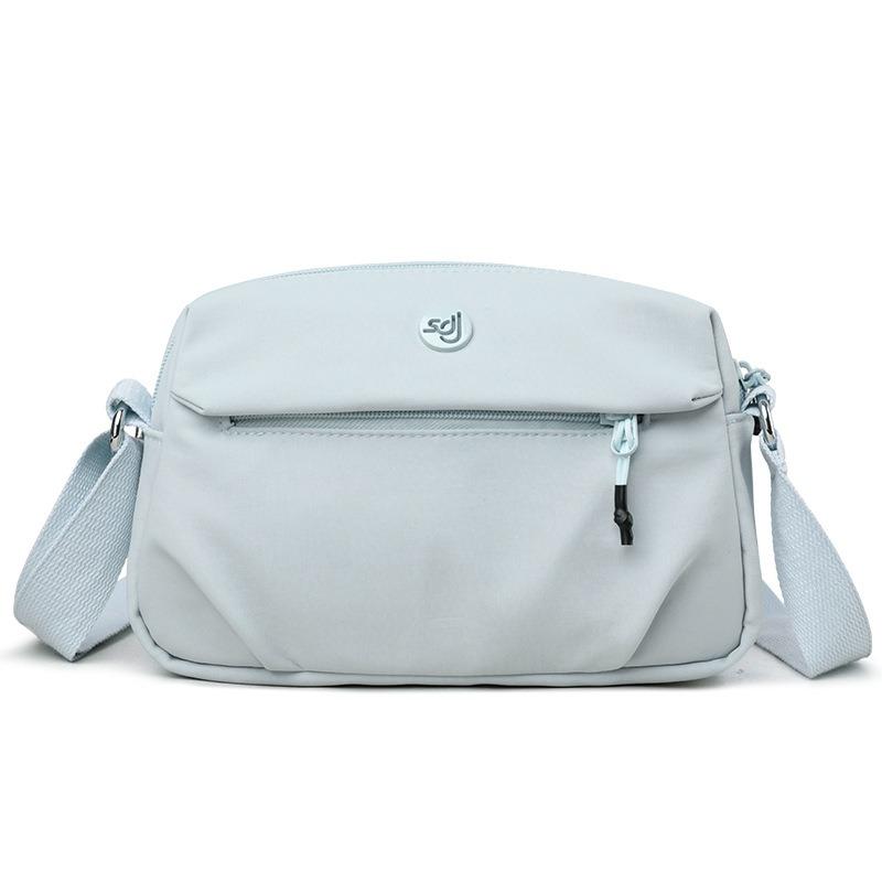 Summer New Fashion Women's Messenger Bag Multi-layer Shoulder Backpack Mobile Phone Bag Oxford Cloth Women's Nylon Bag