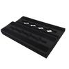 TOPINCN Lightweight EVA Effect Guitar Holds 6 to 10 Black Pedal Guitar Effect Pedal Storage Case Board, Pedalboard, Non-Slip, Pedals, Box, Accessory,